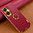 Custodia Lusso Pelle Cover XD2 per Realme Narzo N55 Rosso