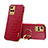 Custodia Lusso Pelle Cover XD2 per Vivo Y21a Rosso