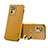 Custodia Lusso Pelle Cover XD3 per Oppo A95 5G Giallo