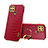 Custodia Lusso Pelle Cover XD3 per Realme C21Y Rosso