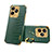 Custodia Lusso Pelle Cover XD3 per Realme C53 Verde