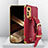 Custodia Lusso Pelle Cover XD3 per Xiaomi Redmi Note 12S Rosso