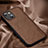 Custodia Lusso Pelle Cover XV1 per Apple iPhone 13 Marrone