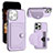 Custodia Lusso Pelle Cover Y01B per Apple iPhone 13 Pro Lavanda