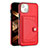 Custodia Lusso Pelle Cover Y01B per Apple iPhone 14 Plus Rosso