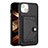 Custodia Lusso Pelle Cover Y01B per Apple iPhone 15 Nero