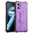 Custodia Lusso Pelle Cover Y01B per Oppo A96 4G Viola