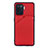 Custodia Lusso Pelle Cover Y01B per Oppo F19 Pro Rosso