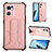 Custodia Lusso Pelle Cover Y01B per Oppo Find X5 Lite 5G