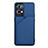 Custodia Lusso Pelle Cover Y01B per Oppo Reno7 Pro 5G Blu