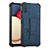 Custodia Lusso Pelle Cover Y01B per Samsung Galaxy A02s Blu