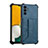 Custodia Lusso Pelle Cover Y01B per Samsung Galaxy A04s Blu