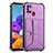 Custodia Lusso Pelle Cover Y01B per Samsung Galaxy A21s Viola