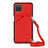 Custodia Lusso Pelle Cover Y01B per Samsung Galaxy F12 Rosso