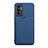 Custodia Lusso Pelle Cover Y01B per Vivo V23e 5G Blu