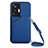 Custodia Lusso Pelle Cover Y01B per Vivo X70 Pro 5G Blu