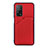 Custodia Lusso Pelle Cover Y01B per Xiaomi Mi 10T Pro 5G Rosso