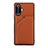 Custodia Lusso Pelle Cover Y01B per Xiaomi Poco F3 GT 5G Marrone