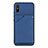 Custodia Lusso Pelle Cover Y01B per Xiaomi Redmi 9AT Blu