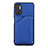 Custodia Lusso Pelle Cover Y01B per Xiaomi Redmi Note 10 5G Blu