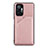 Custodia Lusso Pelle Cover Y01B per Xiaomi Redmi Note 10 Pro 4G Oro Rosa