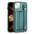 Custodia Lusso Pelle Cover Y02B per Apple iPhone 13 Verde