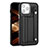 Custodia Lusso Pelle Cover Y02B per Apple iPhone 14 Pro Max Nero