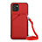 Custodia Lusso Pelle Cover Y02B per Samsung Galaxy A03 Rosso