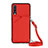 Custodia Lusso Pelle Cover Y02B per Samsung Galaxy A70S Rosso