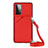 Custodia Lusso Pelle Cover Y02B per Samsung Galaxy A72 4G Rosso