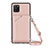 Custodia Lusso Pelle Cover Y02B per Samsung Galaxy A81 Oro Rosa