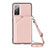 Custodia Lusso Pelle Cover Y02B per Samsung Galaxy S20 FE 4G Oro Rosa