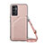 Custodia Lusso Pelle Cover Y02B per Vivo V23e 5G Oro Rosa