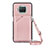 Custodia Lusso Pelle Cover Y02B per Xiaomi Mi 10i 5G Oro Rosa