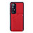 Custodia Lusso Pelle Cover Y02B per Xiaomi Mi 10S 5G Rosso