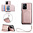Custodia Lusso Pelle Cover Y02B per Xiaomi Mi 11T 5G Oro Rosa