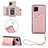 Custodia Lusso Pelle Cover Y03B per Samsung Galaxy A42 5G Oro Rosa