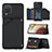 Custodia Lusso Pelle Cover Y03B per Samsung Galaxy M12 Nero