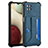 Custodia Lusso Pelle Cover Y04B per Samsung Galaxy A12 5G Blu