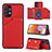 Custodia Lusso Pelle Cover Y04B per Samsung Galaxy A32 4G Rosso