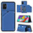 Custodia Lusso Pelle Cover Y04B per Samsung Galaxy M40S Blu