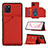 Custodia Lusso Pelle Cover Y04B per Samsung Galaxy M60s Rosso