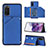 Custodia Lusso Pelle Cover Y04B per Samsung Galaxy S20 Blu