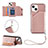 Custodia Lusso Pelle Cover Y06B per Apple iPhone 15