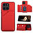 Custodia Lusso Pelle Cover YB1 per Huawei Honor X8b Rosso