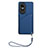 Custodia Lusso Pelle Cover YB1 per Oppo Reno10 Pro 5G Blu