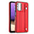Custodia Lusso Pelle Cover YB1 per Samsung Galaxy A13 4G Rosso