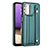 Custodia Lusso Pelle Cover YB1 per Samsung Galaxy A13 4G Verde