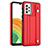 Custodia Lusso Pelle Cover YB1 per Samsung Galaxy A33 5G Rosso