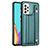 Custodia Lusso Pelle Cover YB1 per Samsung Galaxy A72 4G Verde